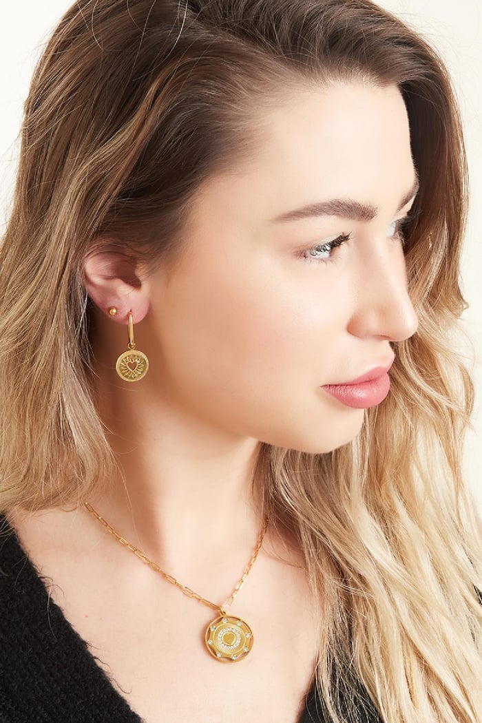 pendientes de acero inoxidable h5Imagen2